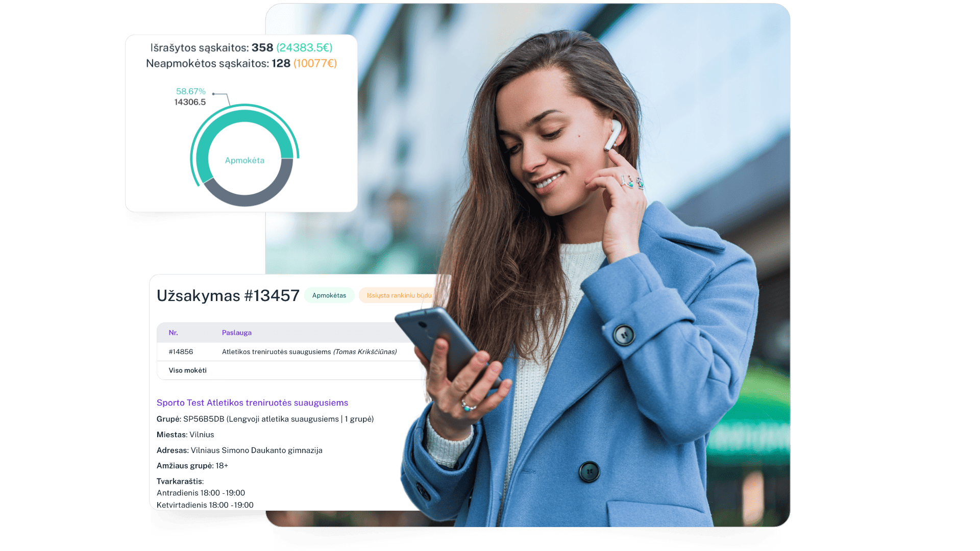 Būrelio finansai valdomi su Exoclass sistema – mokėjimų, statusų ir ataskaitų peržiūra