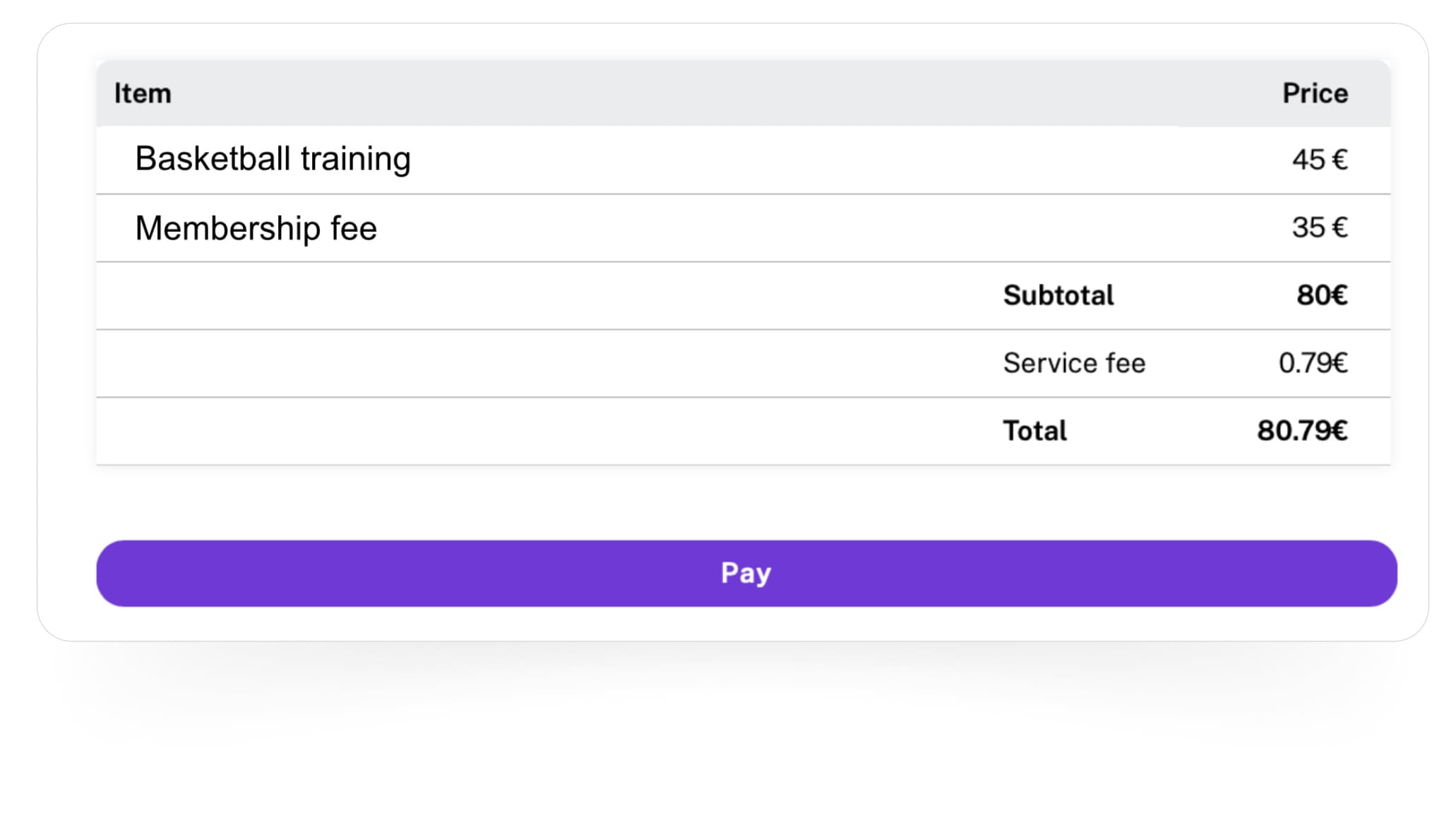 The EXOCLASS after-school invoice helps after-school program providers maintain transparent after-school club pricing by clearly showing all discounts, state funding adjustments, and additional fees.