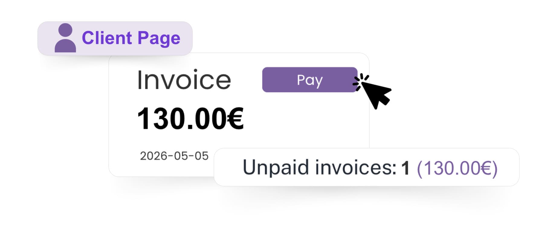 The EXOCLASS gymnastics after-school club payment system allows clients to pay the registration fee immediately, automatically sends monthly invoices and reminders, and significantly reduces the formation of debts.